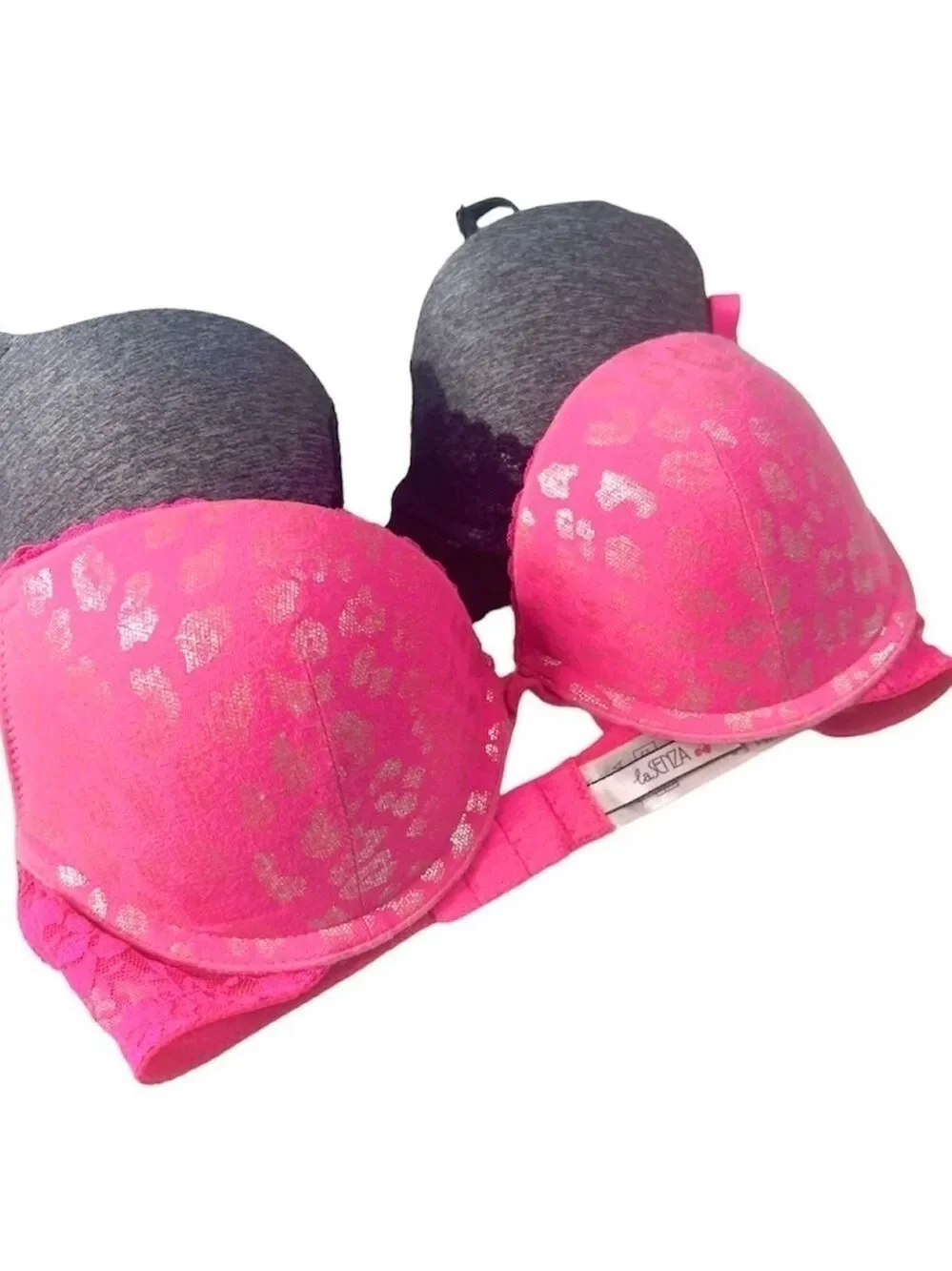 La Senza underwire bra bundle black pink 32 C - Picture 2 of 7